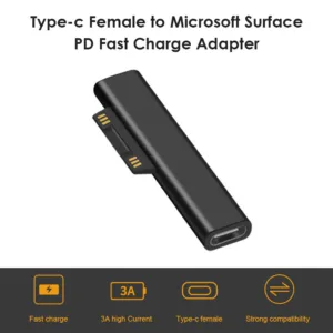 อะแดปเตอร์ชาร์จ USB C Type C PD 65w 102w Fast Charging ปลั๊กแปลงแท็บเล็ตสําหรับ Microsoft Surface Pro X 8 7 6 5 4 3 Pro Go Book
