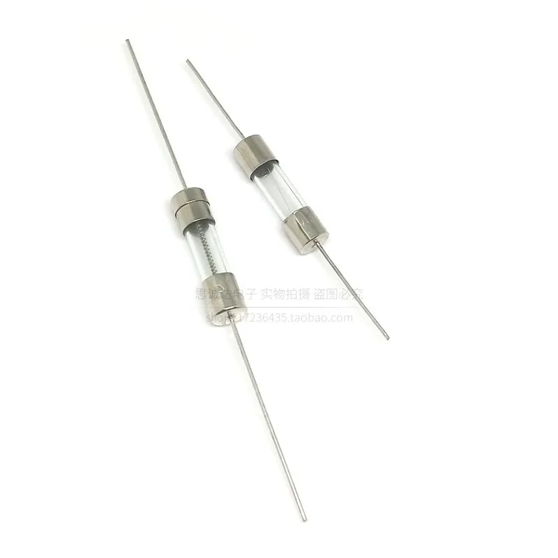 5 * 20 มม.พร้อมตะกั่ว Pin ฟิวส์แก้วหลอดฟิวส์ลวด 250V 1A2A3A5A6A8A10A15A Quick Slow Break