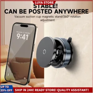[ส่งฟรี] 360° ที่วางโทรศัพท์ในบ้านแม่เหล็กแรงสูงแบบหมุนได้ ขาตั้งโทรศัพท์ที่วางโทรศัพท์มือถือที่รองรับคงที่สําหรับโทรศัพท์ทุกรุ่น 2025 รุ่นใหม่