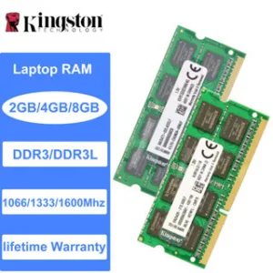 Kingston 4GB 8GB DDR3 DDR3L 1333Mhz 1600Mhz 204Pin SODIMM หน่วยความจําแล็ปท็อป RAM