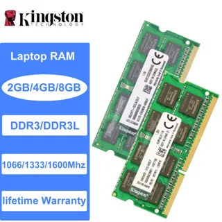 Kingston 4GB 8GB DDR3 DDR3L 1333Mhz 1600Mhz 204Pin SODIMM หน่วยความจําแล็ปท็อป RAM