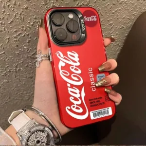 Cola Label Phone Case Suitable for iPhone 15/14/13 11/12Promax Soft Case XR/Xs Drop-Resistant