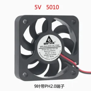 พร้อมสต็อก DC DC 5V 5CM 50MM 50X50X10 แผงวงจรเครื่อง LED Repair Brushless Cooling พัดลมขนาดเล็ก