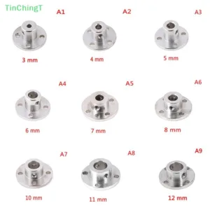 [TinChingT] 3/4/6/7/8/10/11/12 มม.หน้าแปลนแข็งข้อต่อมอเตอร์ไกด์เพลา coupler [ใหม่]