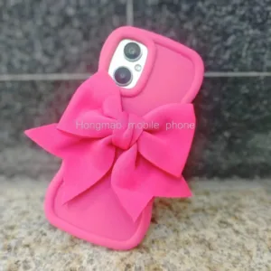 SAMSUNG สําหรับsamsung Galaxy A55 A35 A15 A14 A13 A12 A54 A53 A34 A33 A52 A52S A50 A50S A30S A24 A25 A30 A20 5G 4Gแฟชั่นโบว์ซิลิโคนโทรศัพท์กรณี
