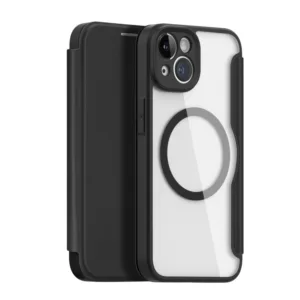 ✨ส่งใน ✨ Dux Ducis Skin X เคสฝาพับ iPhone 13 / 14 / 14 Pro / 14 Pro Max เคสชาร์จไร้สาย Magnetic case iPhone15pro