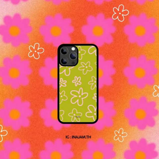 เคสไอโฟนลายดอกไม้แบรนด์ Inajam Collection Flora