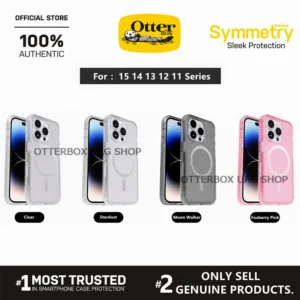 เคส OtterBox รุ่น Symmetry Clear / Stardust with Magnetic - iPhone 16 15 14 13 12 Pro Max / 16 15 14 13 12 Pro / 16 15 14 Plus / 16 15 14 13 12 / 13 12 Mini / 11 Pro Max / 11 Pro / 11