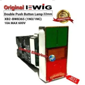 Double Push Button EWIG Lamp 22mm XB2-BW8365 (1NO/1NC)
