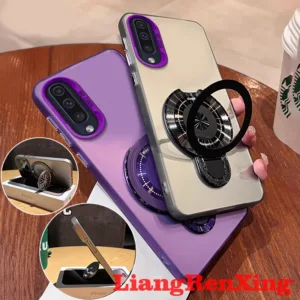FOR เคส Case สำหรับ Samsung A50 Samsung A70 Samsung A50S A30S โทรศัพท์ Case ฮาร์ด Case TPU ป้องกันเรียบกันกระแทกปกการออกแบบใหม่ความงามไร้สายแม่เหล็กกับผู้ถือ CYMSZJ01น่ารัก