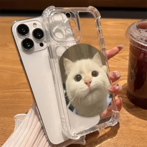 นิ่มกันกระแทกเคสโทรศัพท์ เคสสำหรับ เคส iphone 11 เคสไอโฟน 13 14 15 12 XR 7 8 6 Plus X XS 15 Pro MAXแมวน่ารัก