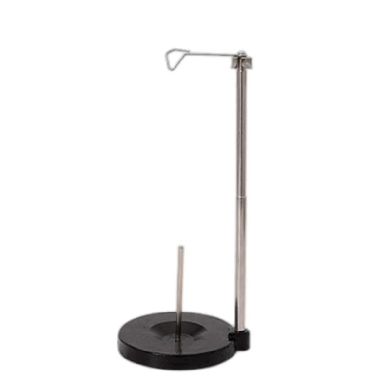 Alilin ความสูงปรับกรวยด้าย Stand Holder ด้ายเย็บผ้าขาตั้ง Telescopic Rod Smoother Feed Thread Spool Hol