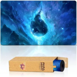 Paramint Island Ethereal Mana (ed) - เพลย์แมท MTG - เข้ากันได้กับ Magic The Gathering Playmat - เล่น MTG