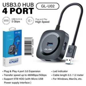 GLINK GL-U02 USB 3.0 HUB 4 PORT ความยาว 1.2M