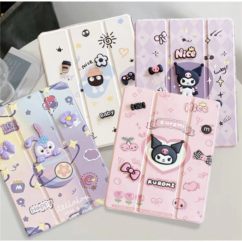 010.เคสฝาพับ เคส สําหรับ ไอแพด iPad Air6 Pro 11 M4 2024 Gen 7/8/9 10.2 10.5 Air3/ Air4/5 10.9 Gen10 2022 มีช่องใส่ปากกา