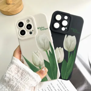Xiaomi Redmi Note 13 13T 10 10S 13C 9A A3 A1 A2 POCO M5S C65 X6 11T 10T Mi Pro Plus 4G 5G   White Tulip เคส เคสโทรศัพท์