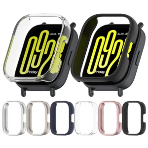 ฝาครอบสําหรับ Redmi Watch 5 Lite Sport Electroplating กรอบเกราะป้องกันคุณภาพสูง PC Slim อุปกรณ์เสริมนาฬิกาอัจฉริยะ