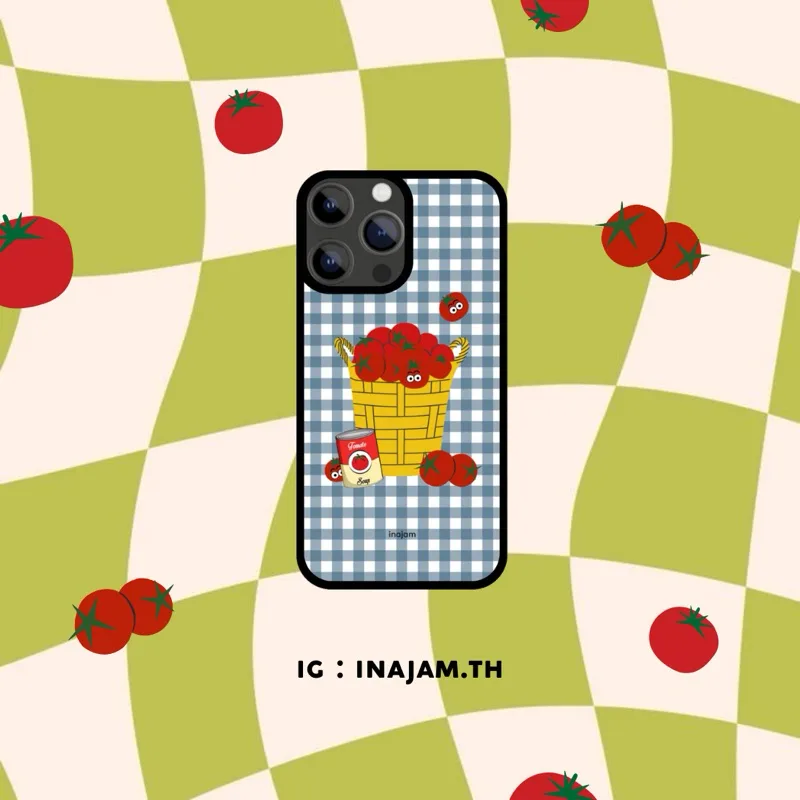 เคสไอโฟนแบรนด์ Inajam Collection Mr.Tomato