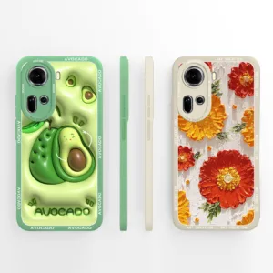 เคสโทรศัพท์สําหรับoppo Reno11 Pro F 5G Ultraปลอกดอกไม้น่ารักสแควร์ซิลิโคนเหลวป้องกันปกหลังสําหรับReno11F Reno 11Pro 11FกันชนCapa