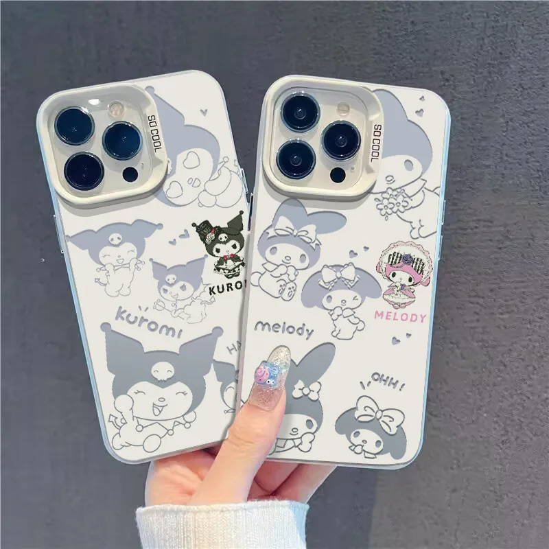 ❤️จัดส่งทันที❤️เคสไอโฟน11 12 13 14 15 16 Pro Max Cartoon Coulomi Cute Couple Hard Case For iPhone 11