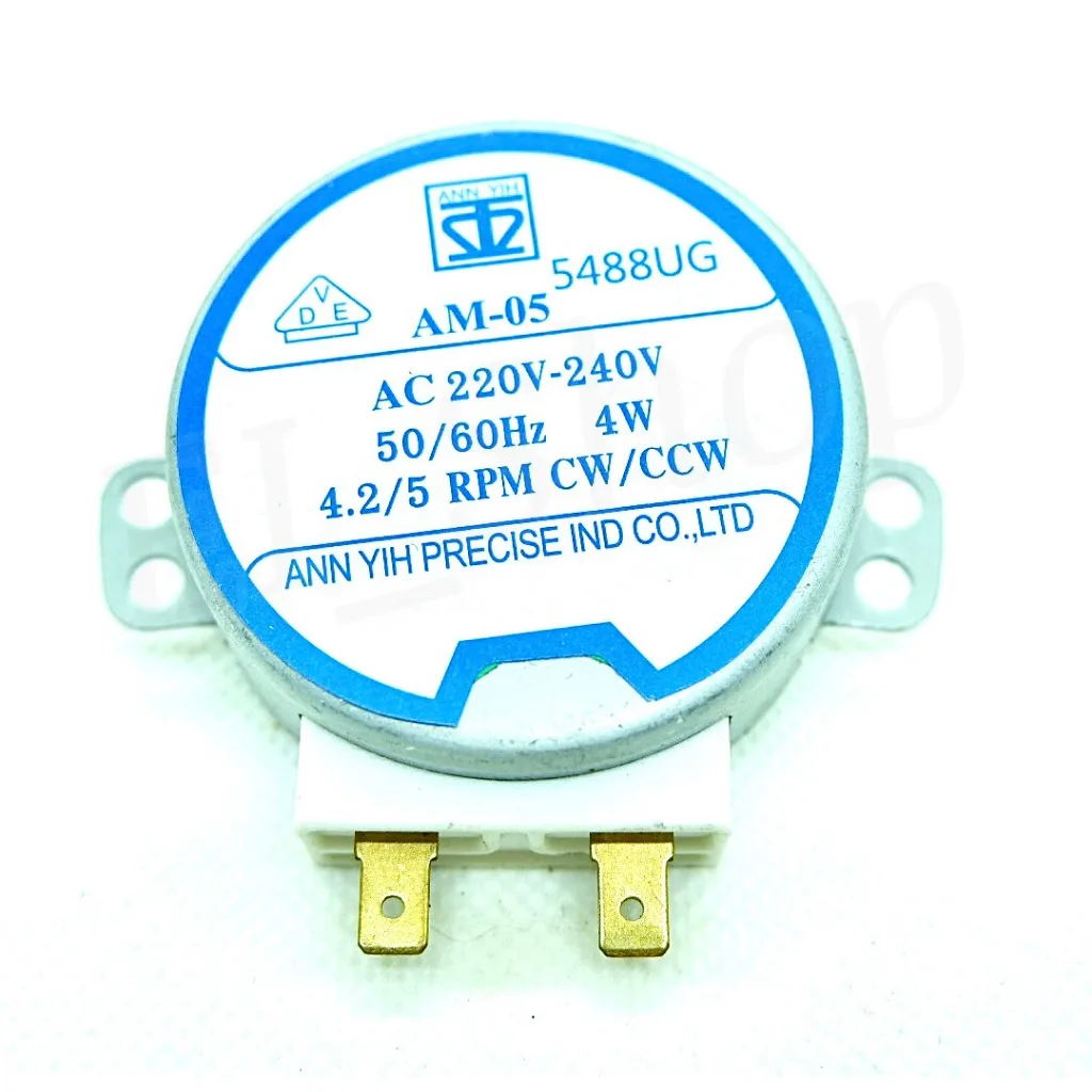 มอเตอร์ส่าย พัดลมมิตซูบิชิ 16 นิ้ว (เเกนยาว14มิล) หนา16มิล 4w ความเร็วรอบ 4.2/5 Rpm /CW/CCW
