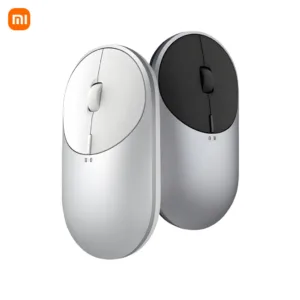 Xiaomi เมาส์ไร้สายแบบพกพา 2 การเชื่อมต่อ Bluetooth/2.4G การปรับ 4 DPI สําหรับสํานักงานและการเรียนรู้