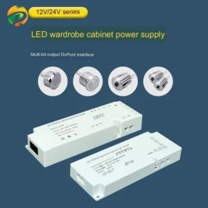 แหล่งจ่ายไฟ 12v 24W 36W 60W บางพิเศษสําหรับตู้เสื้อผ้า