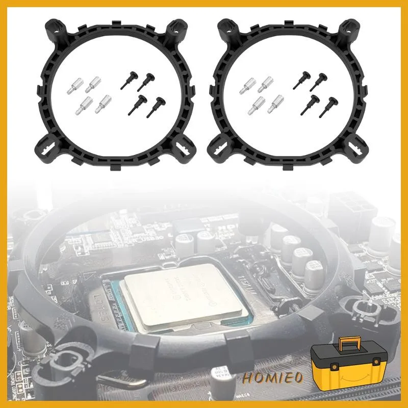 Homie0 ขายึดพัดลม CPU สําหรับ Intel12th 775 1156 1155 1150 1200 115X เมนบอร์ด-ฐานชั้นวาง