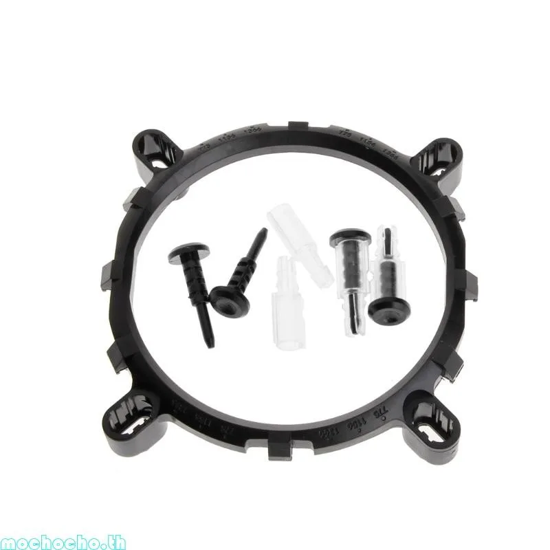 Mochocho 3 in 1 CPU Cooler พัดลมวงเล็บฮีทซิงค์ฐานสําหรับ LGA1150 1156 1155