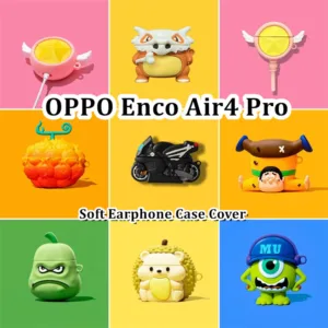 【imamura 】นําไปใช้กับ OPPO Enco Air4 Pro เคส Case เคสหูฟัง การ์ตูนซอก ซิลิโคนนุ่ม เคส เคสหูฟัง NO.3