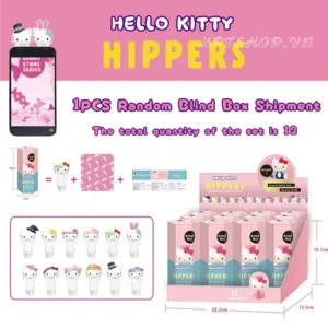 1 ชิ้นสุ่ม Hello KITTY HIPPERS series สามารถติดกาวเพื่อวัตถุในชีวิตประจําวัน อุปกรณ์เสริมโทรศัพท์มือถือน่ารัก