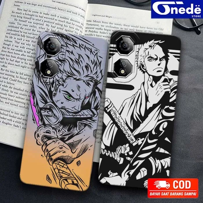 เคส ZTE Nubia Neo 2 5G เคสโทรศัพท์มือถือล่าสุด 2024 ANIME MOTIF ONE PIECE ZORO NB 51 Hp gaming Nubia Neo Z2352N - เคสกันกระแทก - เคส Hp - ตัวป้องกัน