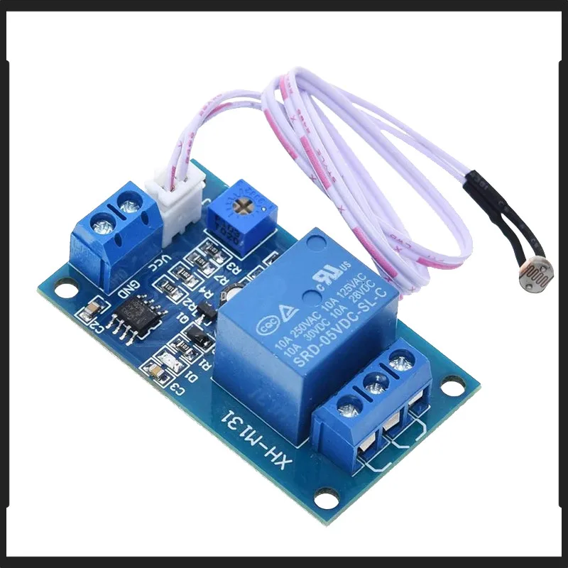 Tzt XH-M131 DC 5 V/12 V สวิทช์ควบคุมแสง Photosensitive รีเลย์โมดูลการตรวจจับ 10A ความสว่างอัตโนมัติโมดูลควบคุม