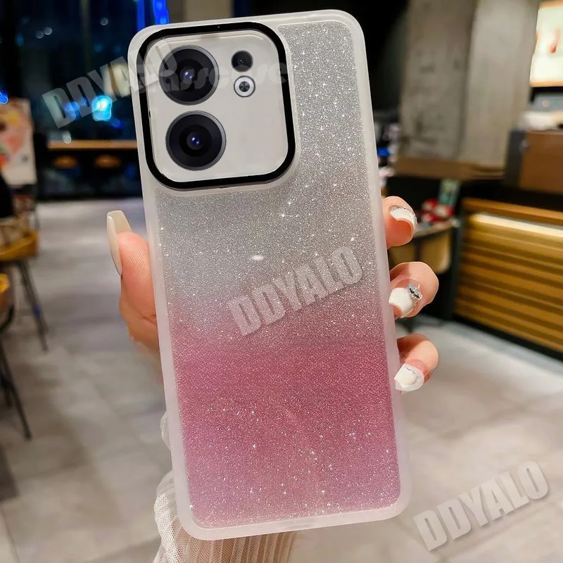 ปลอกสําหรับoppo Reno 13 1 3 F pro 13F 13pro Reno13 F 13F Reno13pro OppoReno13F 4G 5Gน่ารักสาวกรณีTPU Slimซิลิโคนนุ่มGlitter Bling ShockProofเคสโทรศัพท์ฝาครอบDY