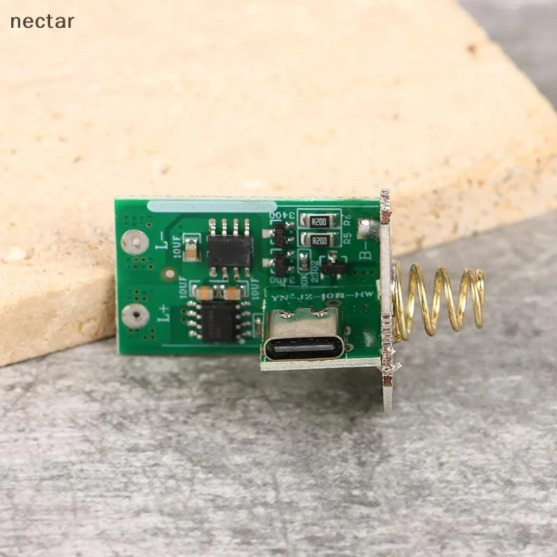 Tar ชิ้นส่วนไฟฉายสวิตช์แผงวงจร 3.7V Type-C Micro USB ชาร์จพอร์ต LED ขับรถบอร์ดพร้อมการป้องกันการชาร์จ N