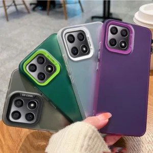Metallic Aurora Skin Matte Soft ปลอกซิลิโคนสําหรับ Honor X7C X7b X7a X8a X8b X9a X9b X9C 4G 5G เคสโทรศัพท์กันกระแทก TPU กันชนป้องกันลายนิ้วมือฝาหลังเชลล์
