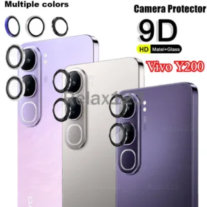 เลนส์โทรศัพท์สําหรับvivo Y200 5G VivoY200 5G VivoY 200 5G Vivo Y 200 5G 2024 เลนส์กล้องด้านหลังป้องกันแหวนกระจกนิรภัยโลหะฝาครอบ