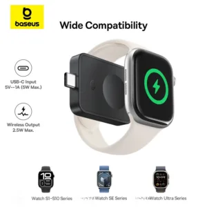Baseus MagPro Magnetic Wireless Charger สําหรับ E-Watch 2.5W สําหรับนาฬิกา S1-S10 Series SE Series Ultra Series