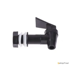 Eatopyour] 1/4PCS เปลี่ยน Cooler สีดําก๊อกน้ํา Water Dispenser Tap ชุดพลาสติก Spirgot เครื่องกรองน้ํา Reusable Spoket Spout ใหม่