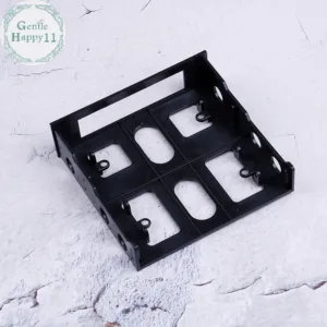 Gentlehappy 3.5 "ถึง 5.25" Drive bay อะแดปเตอร์เคสคอมพิวเตอร์ moung วงเล็บ usb hub floppy TH