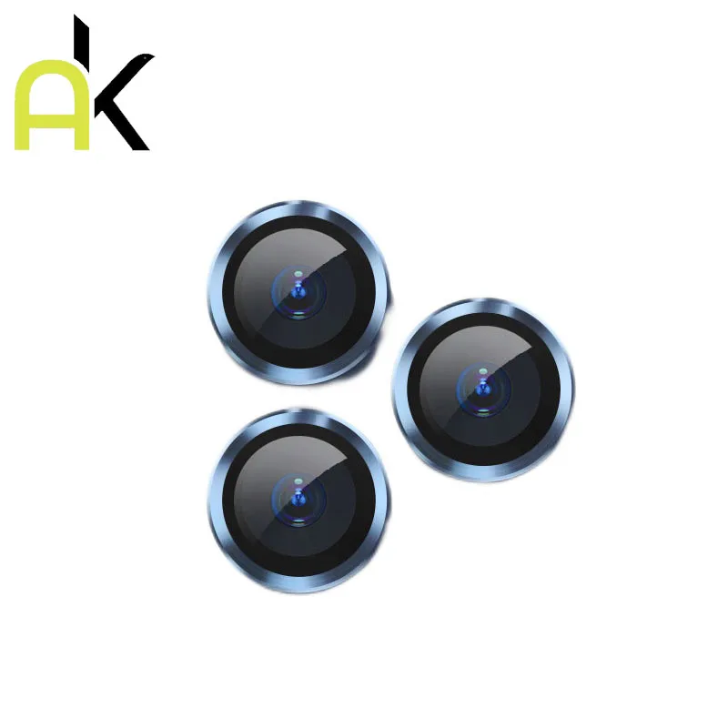 AK เลนส์เต็มฝาครอบป้องกันกระจกป้องกันกล้องสำหรับ For iPhone 16 11 Pro Max 14 13 12 11 15 Pro สูงสุด XR 12/13 mini