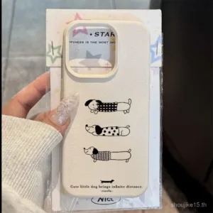 [Iphone16promax] เสื้อกันหนาวสำหรับสุนัขพันธุ์ดัชชุนด์เคสโทรศัพท์สำหรับ iphone15iphone14promax 13/ลายลิ้นจี่12/11/น่ารัก X สูง XR x XS MAX 7 8 plus SE เคสโทรศัพท์2020