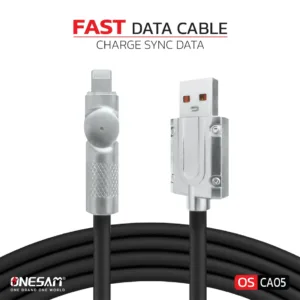 สายชาร์จ ONESAM รุ่น OS-CA05 FAST DATA CABLE ยาว 1 ม. รับประกัน 1 ปี