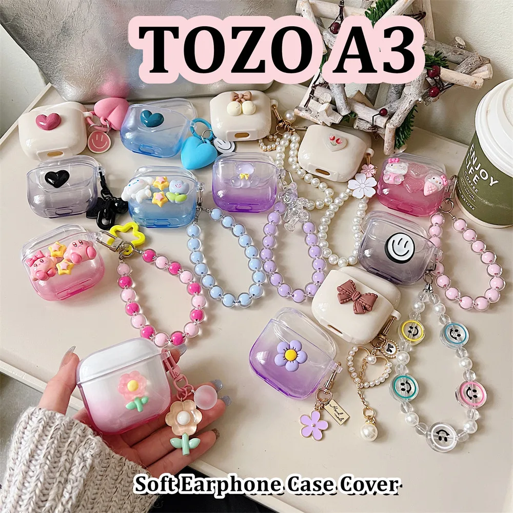【Case Home】นําไปใช้กับ TOZO A3 เคส Case เคสหูฟัง DIY สไตล์การ์ตูนตลก ซิลิโคนนุ่ม เคส เคสหูฟัง