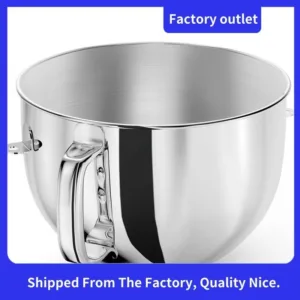 6qt สแตนเลสสตีลชามสําหรับ Kitchenaid Stand Mixers
