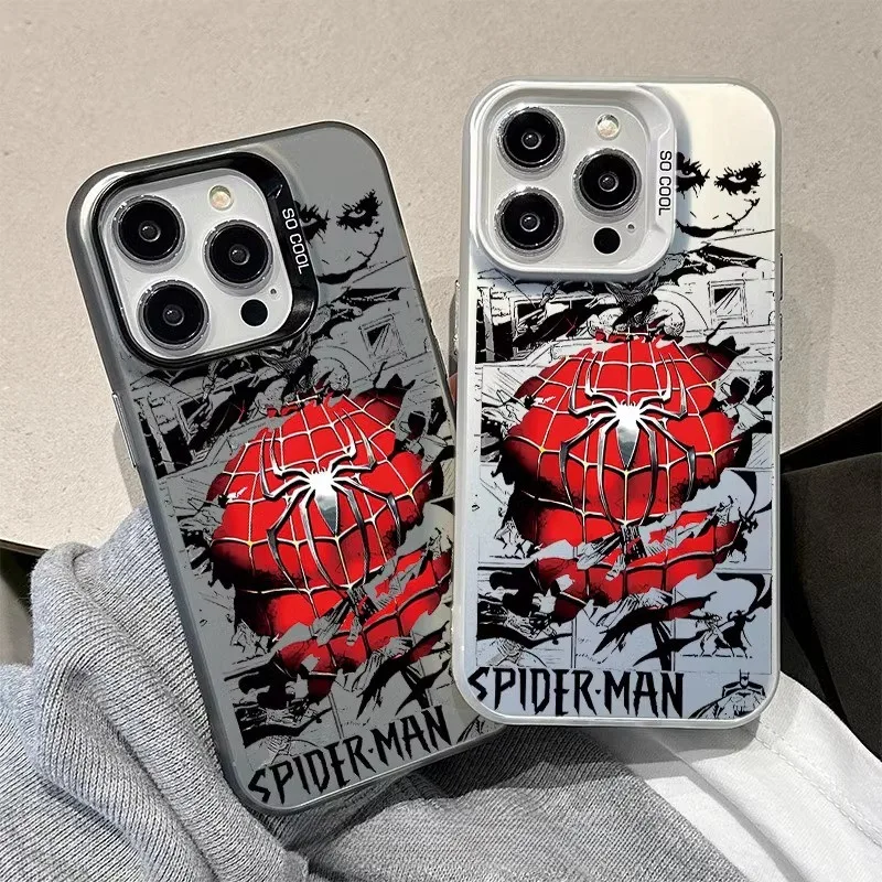 ❤️จัดส่งทันที❤️เคสไอโฟน11 12 13 14 15 16 Pro Max ความคิดสร้างสรรค์  SpiderMan Case For iPhone 13PM