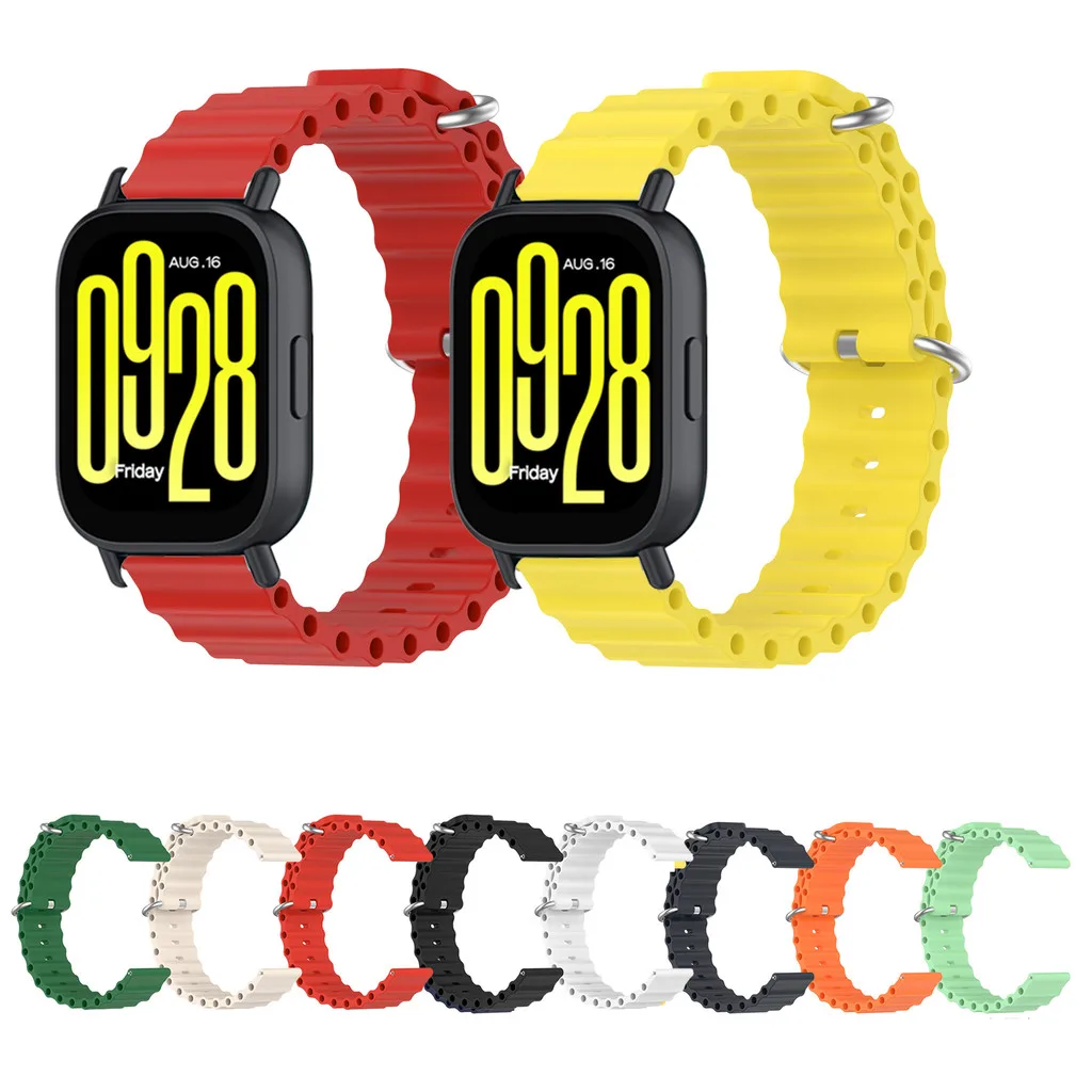 Ocean สายซิลิโคนสําหรับ Redmi Watch 5 Active / Watch5 lite สร้อยข้อมือสายรัดข้อมือกีฬา