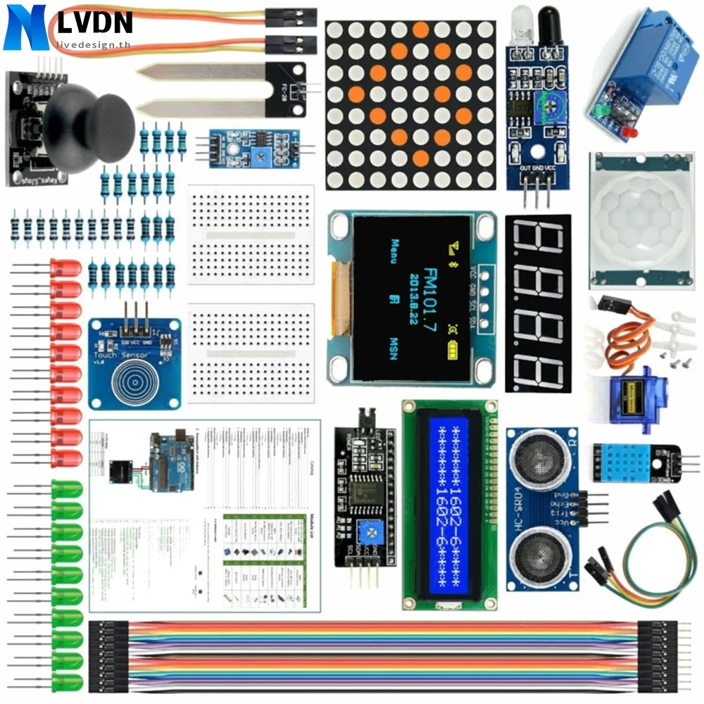 สําหรับ Arduino Kit UNO R3 Nano V3.0 2560 Mega 328 Project Starter 85 ชิ้น/เซ็ตผลิตภัณฑ์คุณภาพสูง