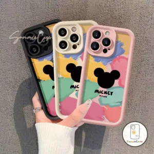 แนวโน้ม Mickey การ์ตูนดูเดิล เคสOPPO A7 A38 A16K A58 A3s A17 A5 A54 A53 A77 A16 A17K A9 A78 A12 A15 A5s A57 Reno 5