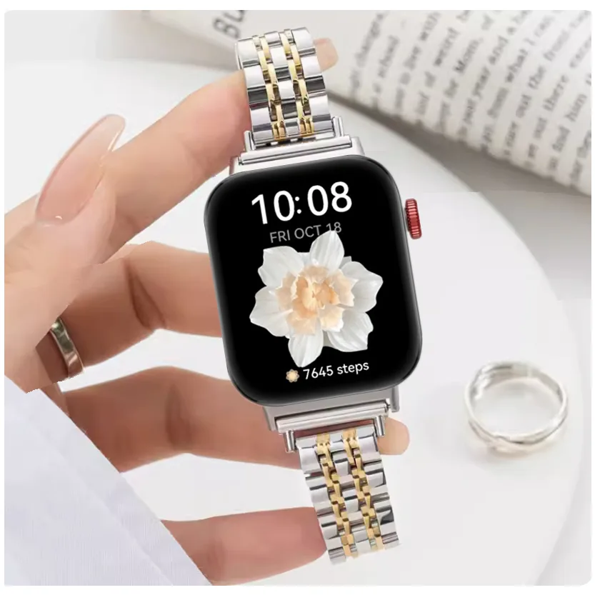 คุณภาพสูงสแตนเลส Huawei นาฬิกา Fit 3 สาย Slim โลหะ Huawei Fit 3 สายรัดข ้ อมือ Huawei Fit3 สายเปลี ่ ยน Huawei Fit3 สายสมาร ์ ทนาฬิกาอุปกรณ ์ เสริม